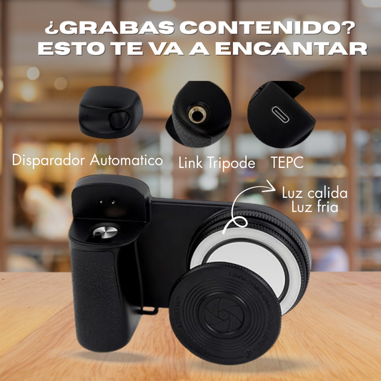 ¿Tus videos se ven mal por falta de buena luz o estabilidad? Graba como un creador PRO desde tu celular 📱✨